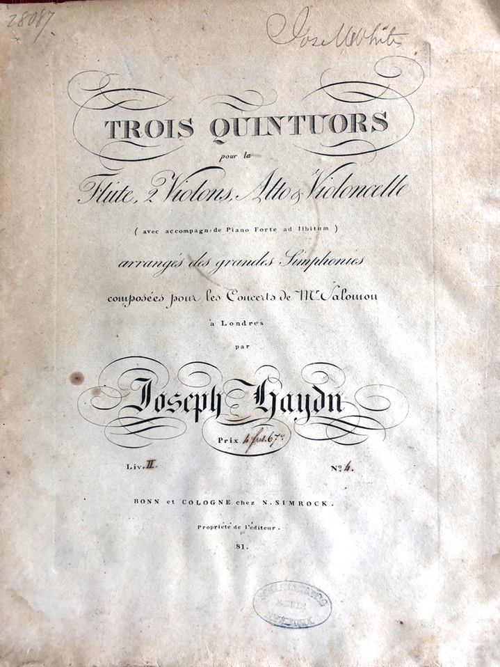 Haydn Quintour 2
